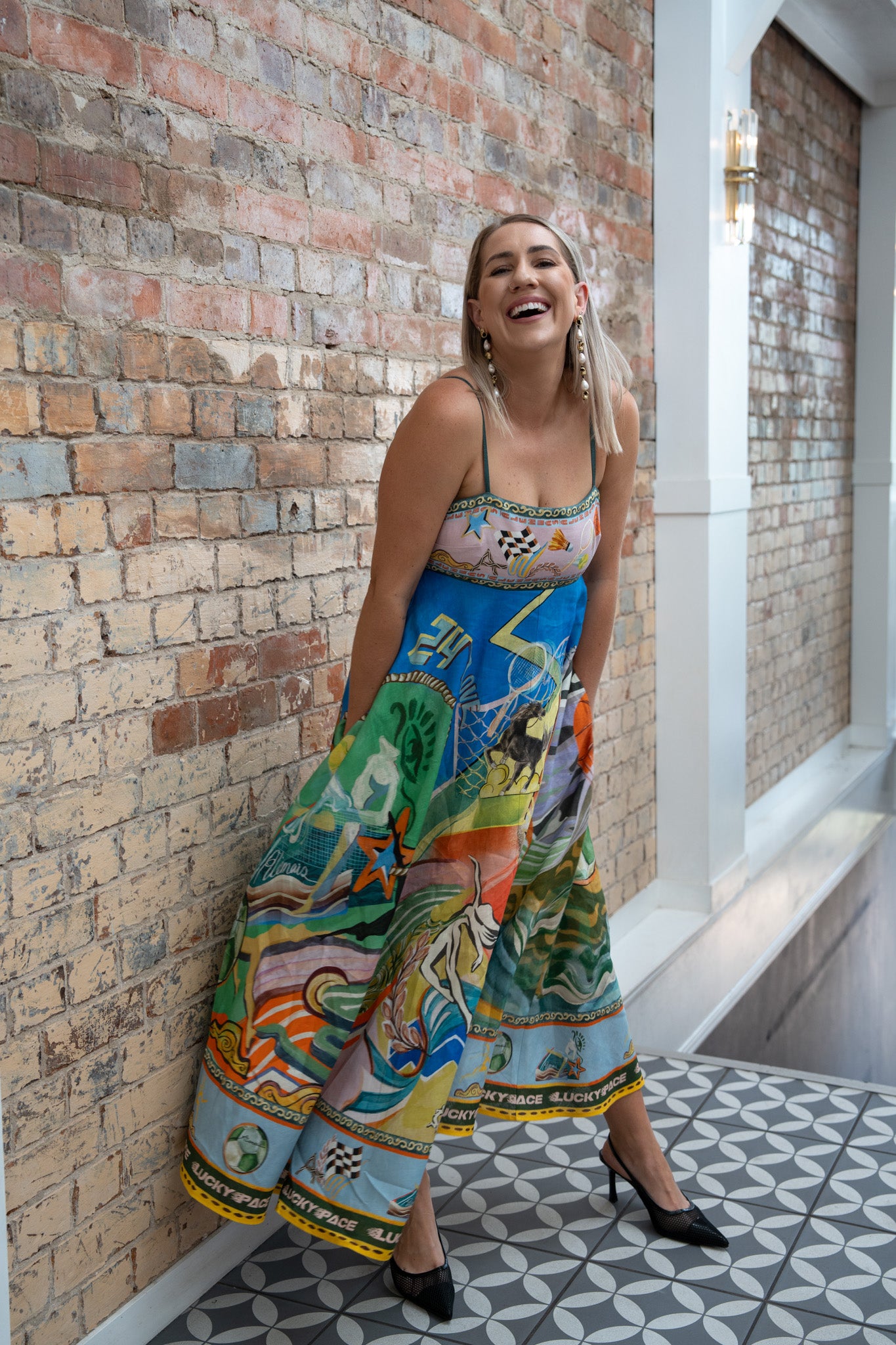 alemais sunset midi dress Hire Alemais Sunset Midi Dress Size 10 lonedresshire